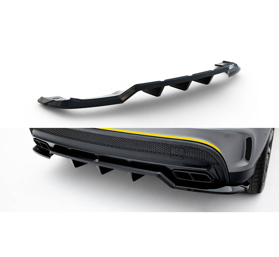 Maxton Design Rear Splitter (with vertical bars) V.2 Mercedes-Benz GLA 45 AMG X156