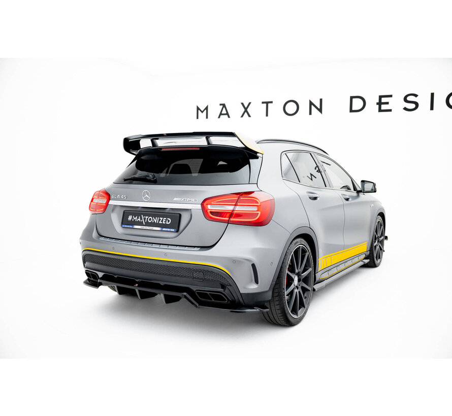 Maxton Design Rear Splitter (with vertical bars) V.2 Mercedes-Benz GLA 45 AMG X156