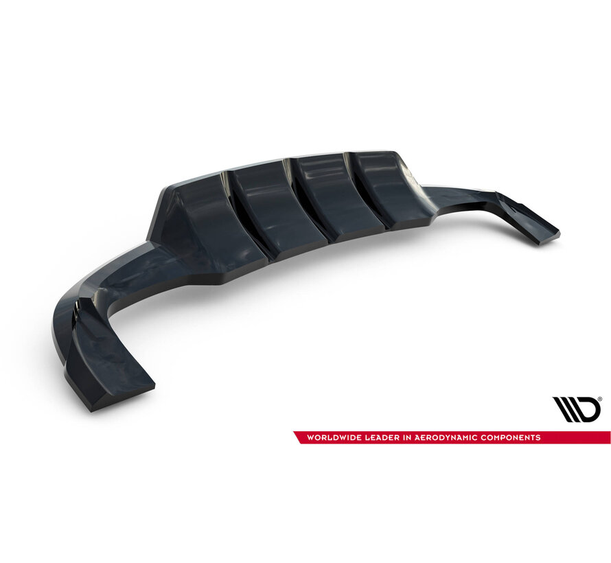 Maxton Design Rear Splitter (with vertical bars) V.2 Mercedes-Benz GLA 45 AMG X156