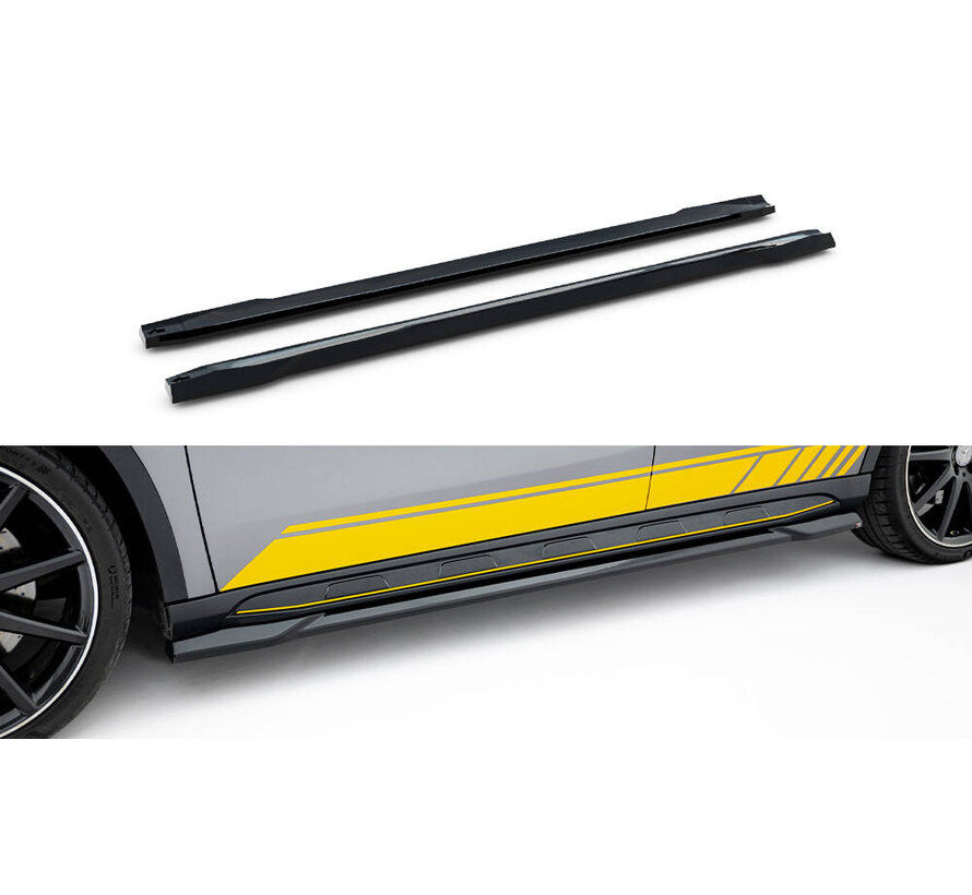 Maxton Design Side Skirts Diffusers V.2 Mercedes-Benz GLA 45 AMG X156