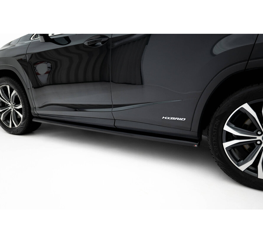 Maxton Design Side Skirts Diffusers Lexus RX Mk4 Facelift (version without OEM step rails)
