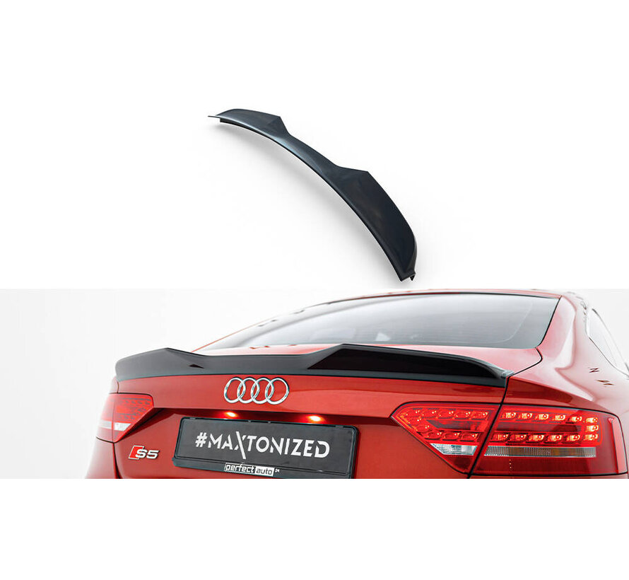Maxton Design Spoiler Cap 3D Audi A5 Sportback S-Line 8T Facelift