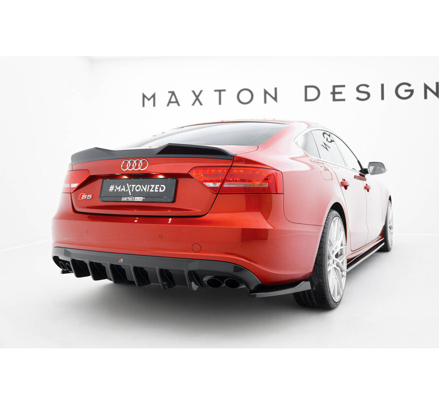 Maxton Design Spoiler Cap 3D Audi A5 Sportback S-Line 8T Facelift