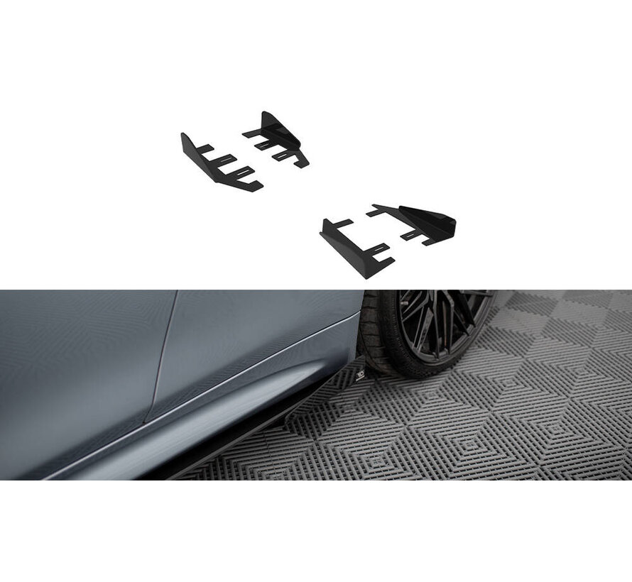 Maxton Design Side Flaps BMW 4 Coupe / Gran Coupe / Cabrio M-Pack F32 / F36 / F33