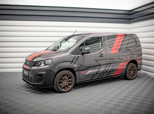 Maxton Design Maxton Design Set of Splitters Peugeot Partner Mk3
