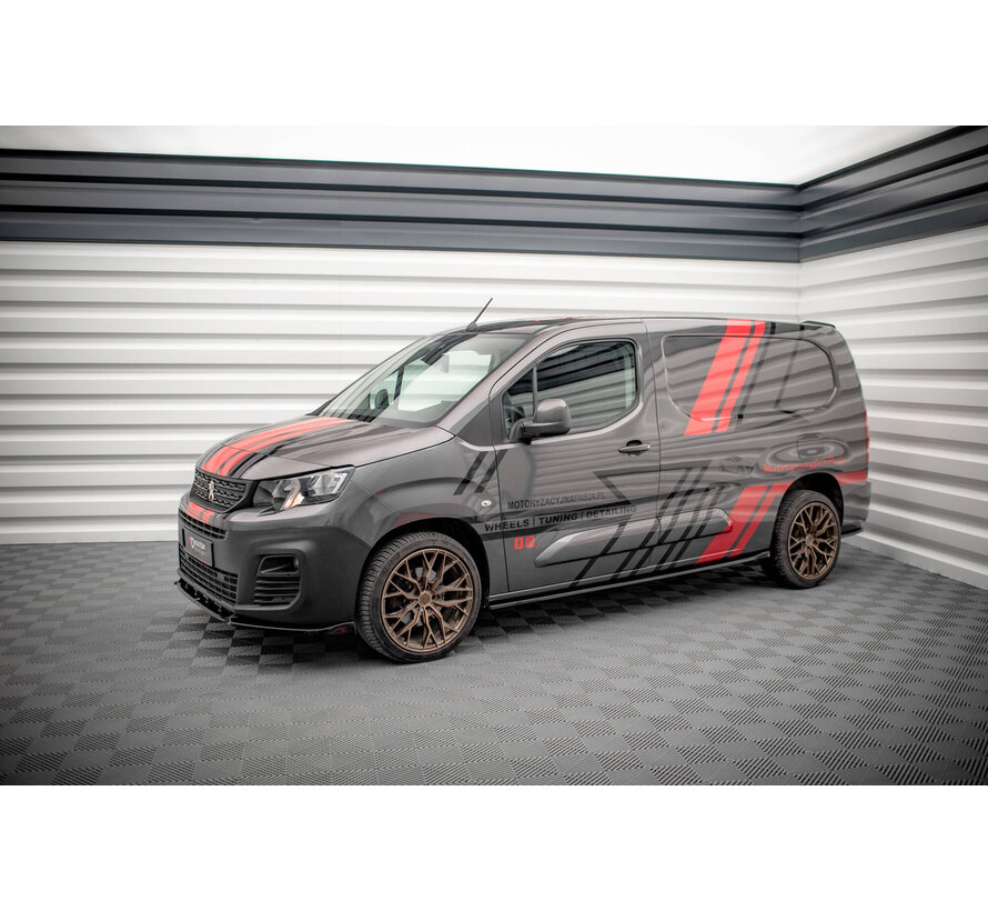 Maxton Design Set of Splitters Peugeot Partner Mk3