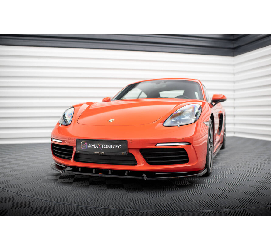 Maxton Design Set of Splitters Porsche 718 Cayman 982c