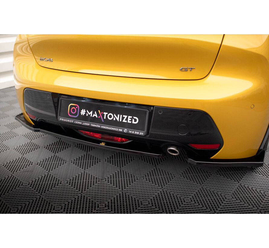 Maxton Design Set of Splitters Peugeot 208 GT Mk2