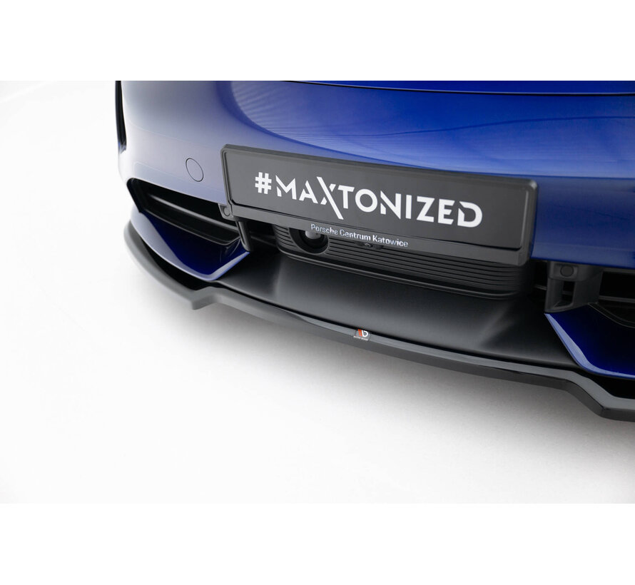 Maxton Design Front Splitter Porsche Taycan Turbo S Mk1