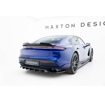Maxton Design Maxton Design Rear Splitter (with vertical bars) Porsche Taycan Turbo S Mk1