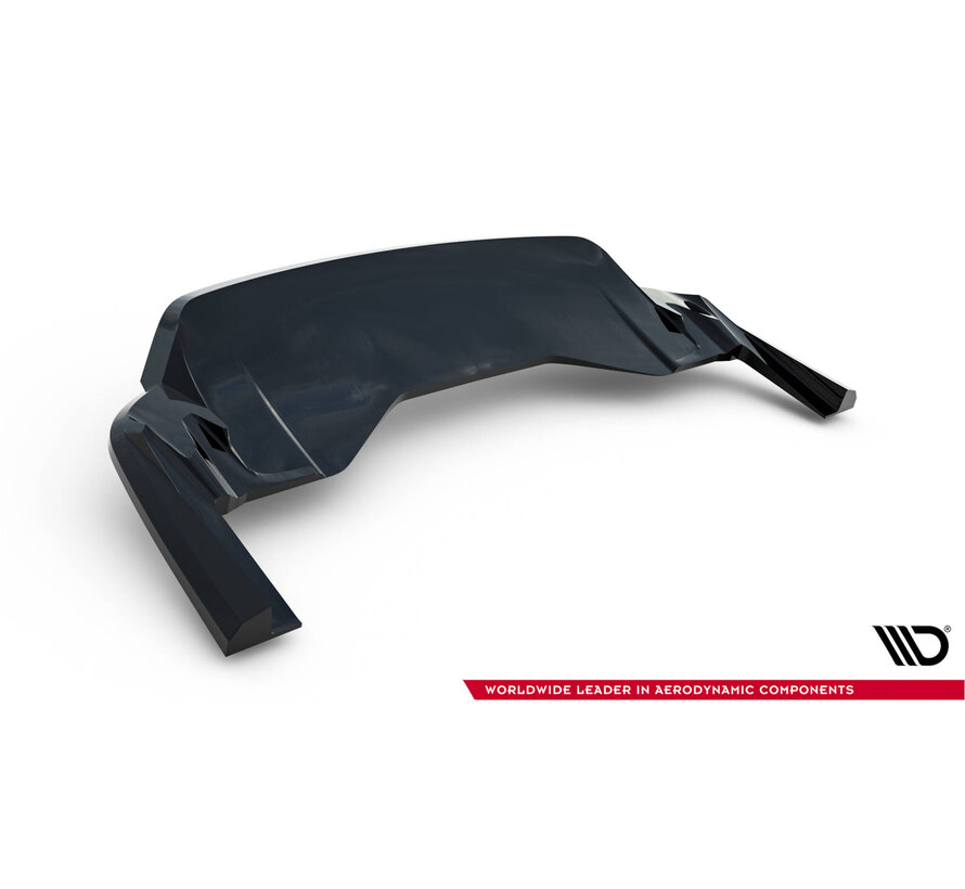 Maxton Design Rear Splitter (with vertical bars) Porsche Taycan Turbo S Mk1
