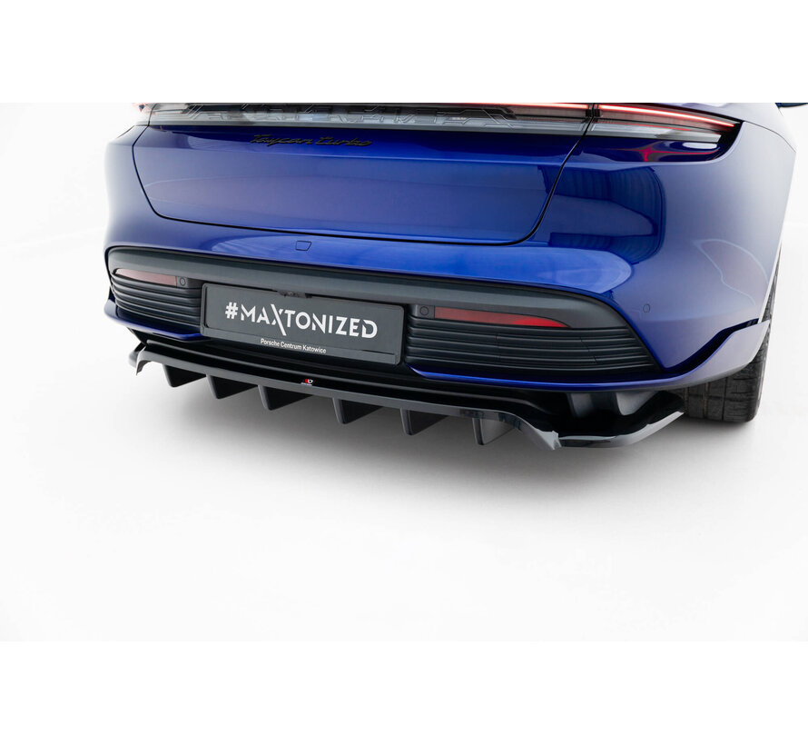 Maxton Design Set of Splitters Porsche Taycan Turbo S Mk1