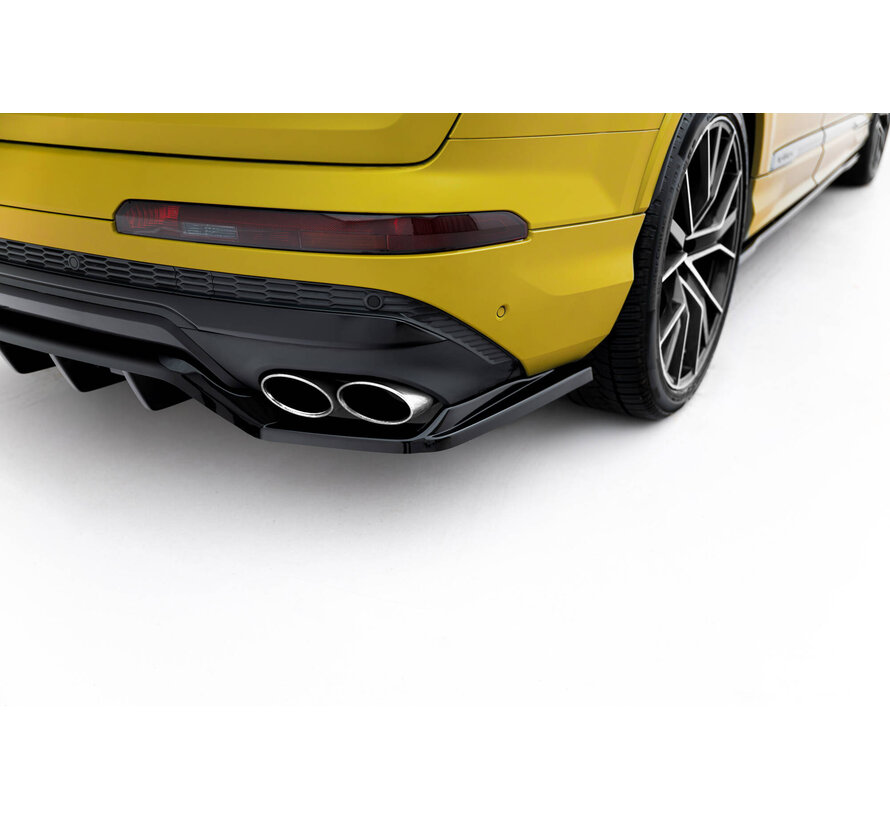 Maxton Design Rear Splitter (with vertical bars) Audi SQ7 Mk2 (4M) Facelift