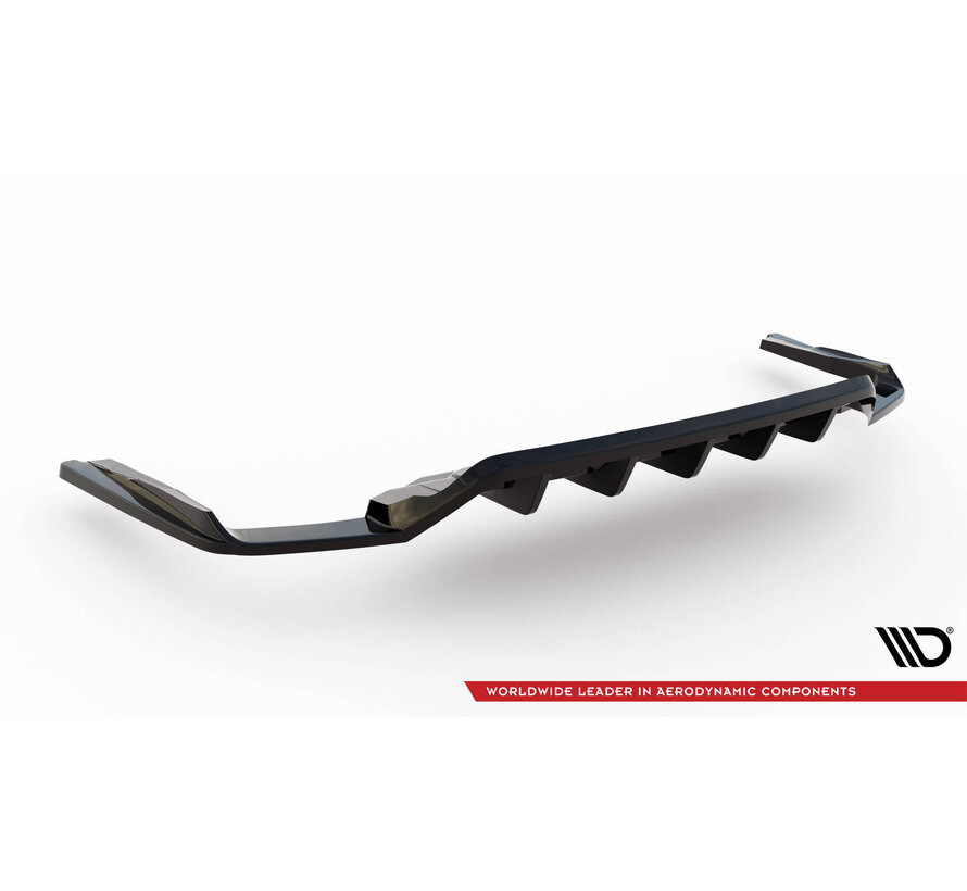 Maxton Design Rear Splitter (with vertical bars) Audi SQ7 Mk2 (4M) Facelift