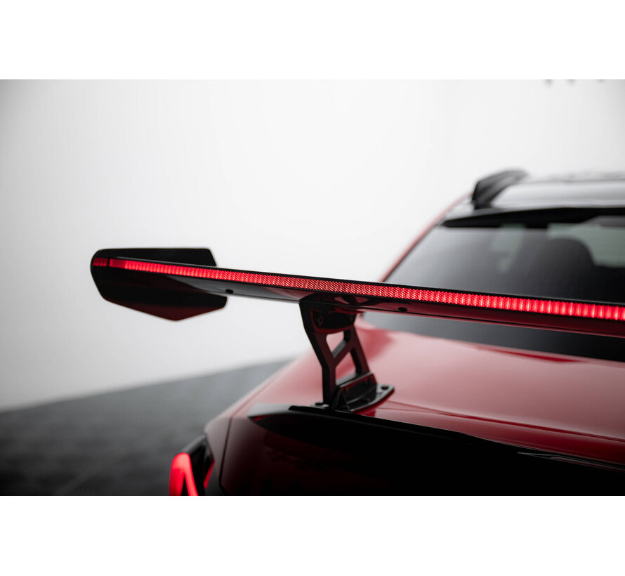 Maxton Design Carbon Spoiler With Internal Brackets Uprights + LED BMW M2 G87