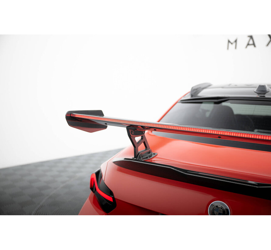 Maxton Design Carbon Spoiler With Internal Brackets Uprights + LED BMW M2 G87