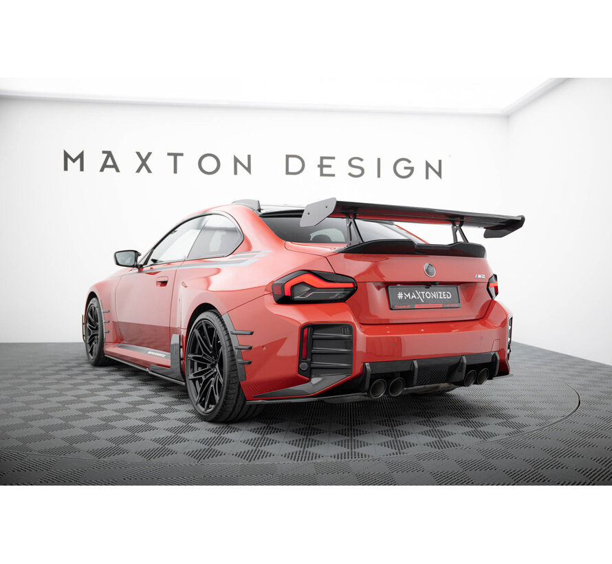 Maxton Design Carbon Spoiler With Upper Swan Mounting  BMW M2 G87