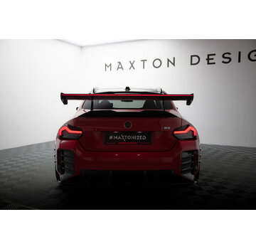 Maxton Design Maxton Design Carbon Spoiler With Upper Swan Mounting + LED BMW M2 G87