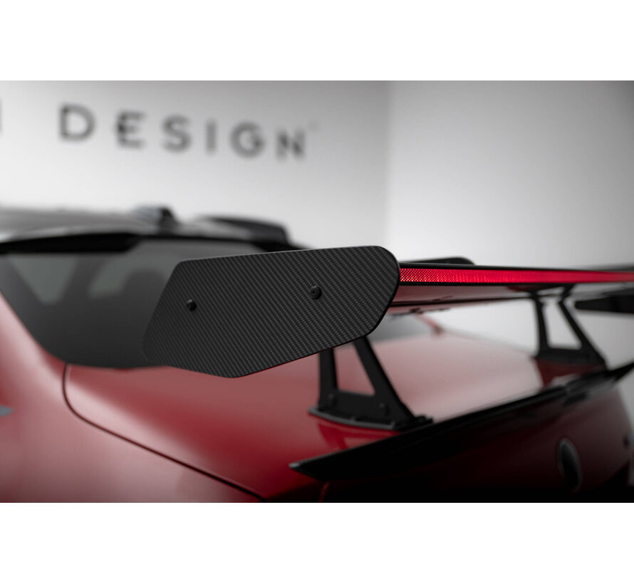 Maxton Design Carbon Spoiler With Upper Swan Mounting + LED BMW M2 G87