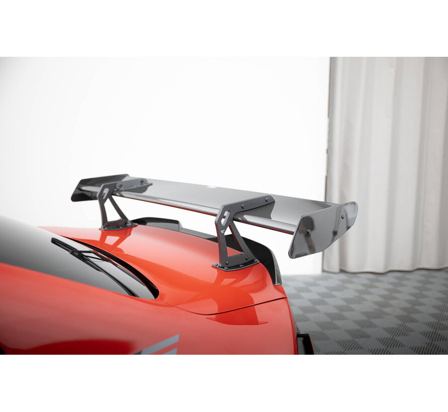 Maxton Design Carbon Spoiler With Upper Swan Mounting + LED BMW M2 G87