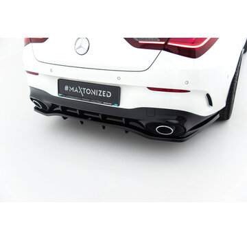 Maxton Design Maxton Design Rear Splitter (with vertical bars) Mercedes-AMG CLA 35  / 45  Coupe / Shooting Brake C118 Facelift / X118 Facelift