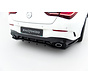 Maxton Design Rear Splitter (with vertical bars) Mercedes-AMG CLA 35  / 45  Coupe / Shooting Brake C118 Facelift / X118 Facelift