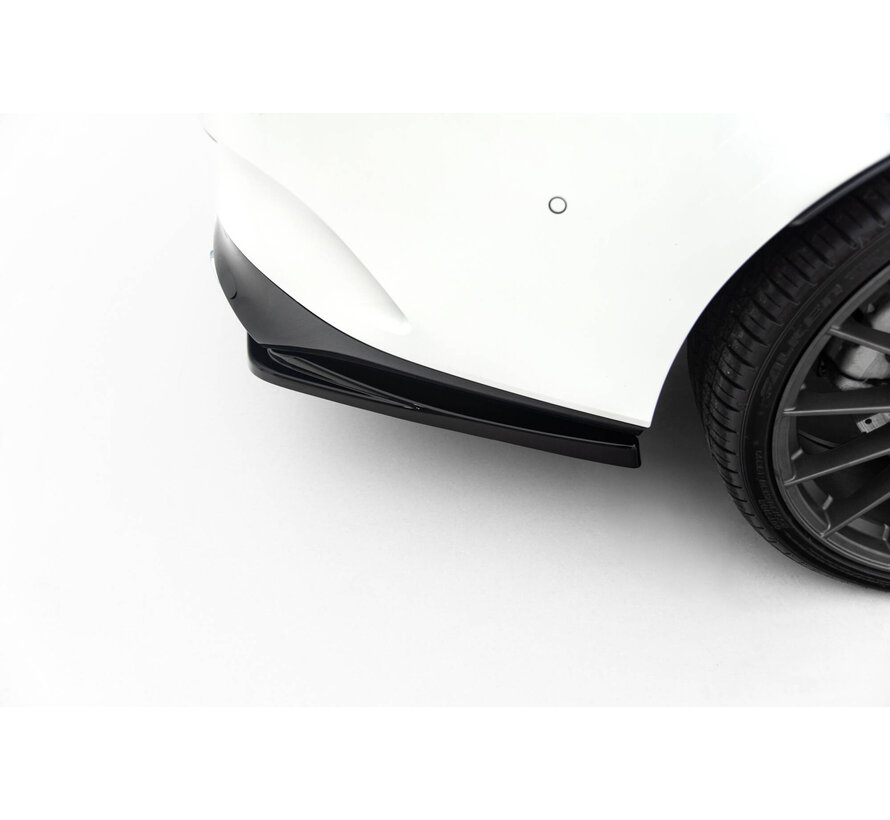 Maxton Design Rear Splitter (with vertical bars) Mercedes-AMG CLA 35  / 45  Coupe / Shooting Brake C118 Facelift / X118 Facelift