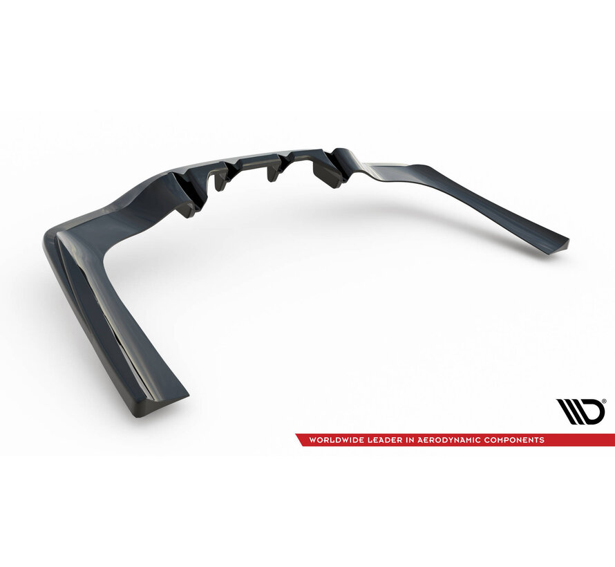 Maxton Design Rear Splitter (with vertical bars) Mercedes-AMG CLA 35  / 45  Coupe / Shooting Brake C118 Facelift / X118 Facelift