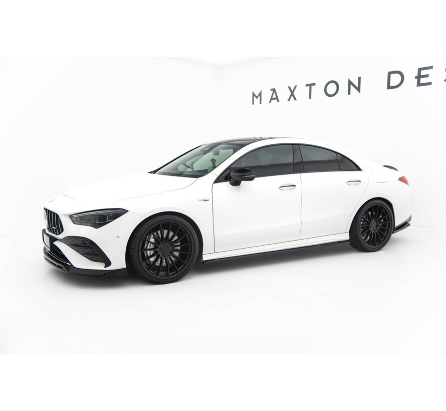 Maxton Design Side Skirts Diffusers Mercedes-AMG CLA 35 / 45 Coupe / Shooting Brake C118 Facelift / X118 Facelift