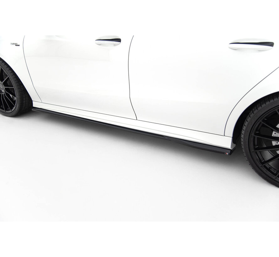 Maxton Design Side Skirts Diffusers Mercedes-AMG CLA 35 / 45 Coupe / Shooting Brake C118 Facelift / X118 Facelift