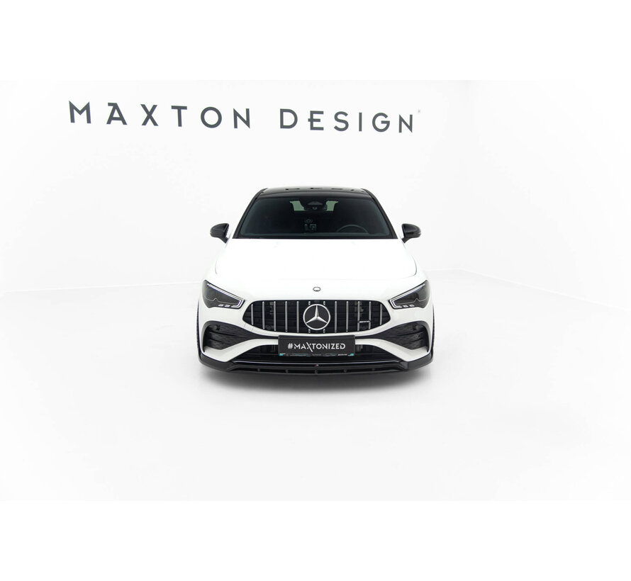 Maxton Design Front Splitter Mercedes-AMG CLA 35 Coupe / Shooting Brake C118 Facelift / X118 Facelift