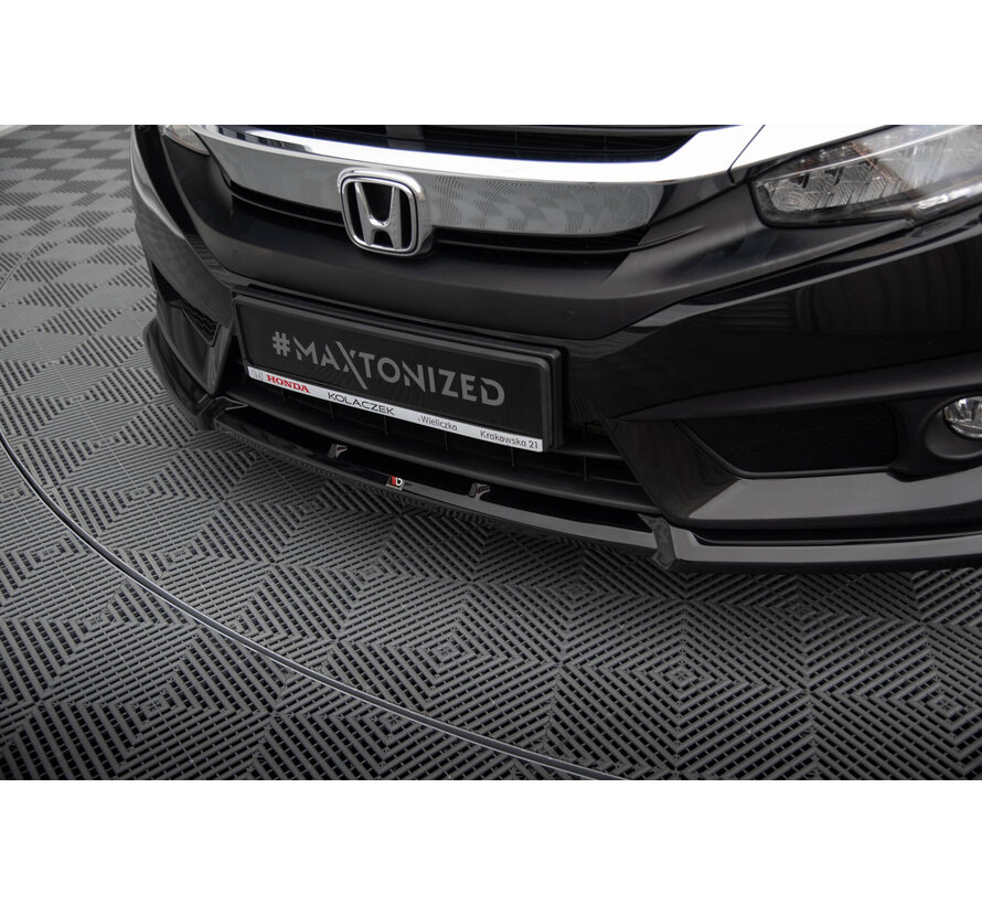 Maxton Design Set of Splitters Honda Civic Sedan Mk10