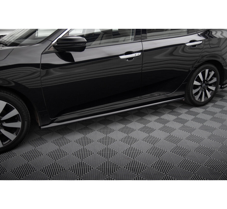 Maxton Design Set of Splitters Honda Civic Sedan Mk10