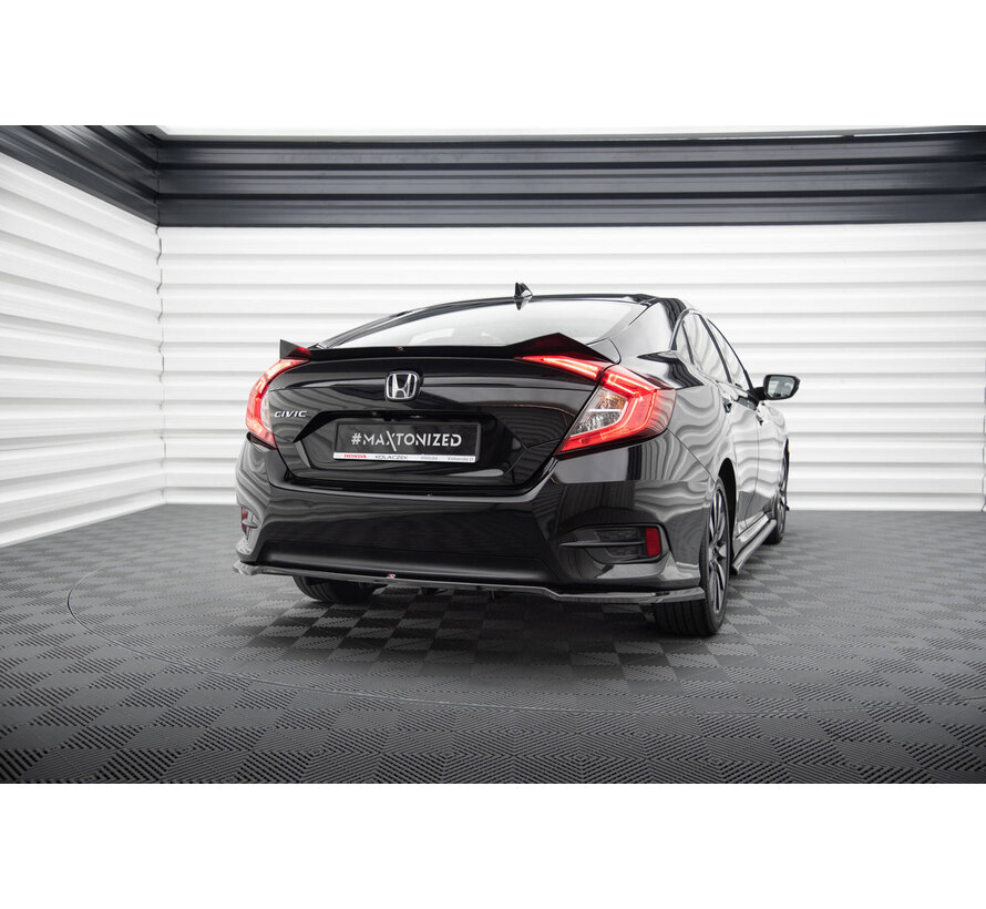 Maxton Design Set of Splitters Honda Civic Sedan Mk10