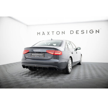Maxton Design Maxton Design Rear Valance Audi A4 B8 Facelift (Version with single exhausts on both sides)