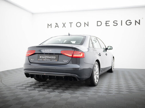 Maxton Design Maxton Design Rear Valance Audi A4 B8 Facelift (Version with single exhausts on both sides)