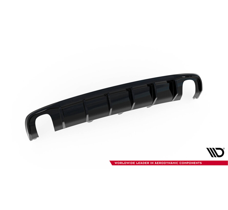 Maxton Design Rear Valance Audi A4 B8 Facelift (Version with single exhausts on both sides)