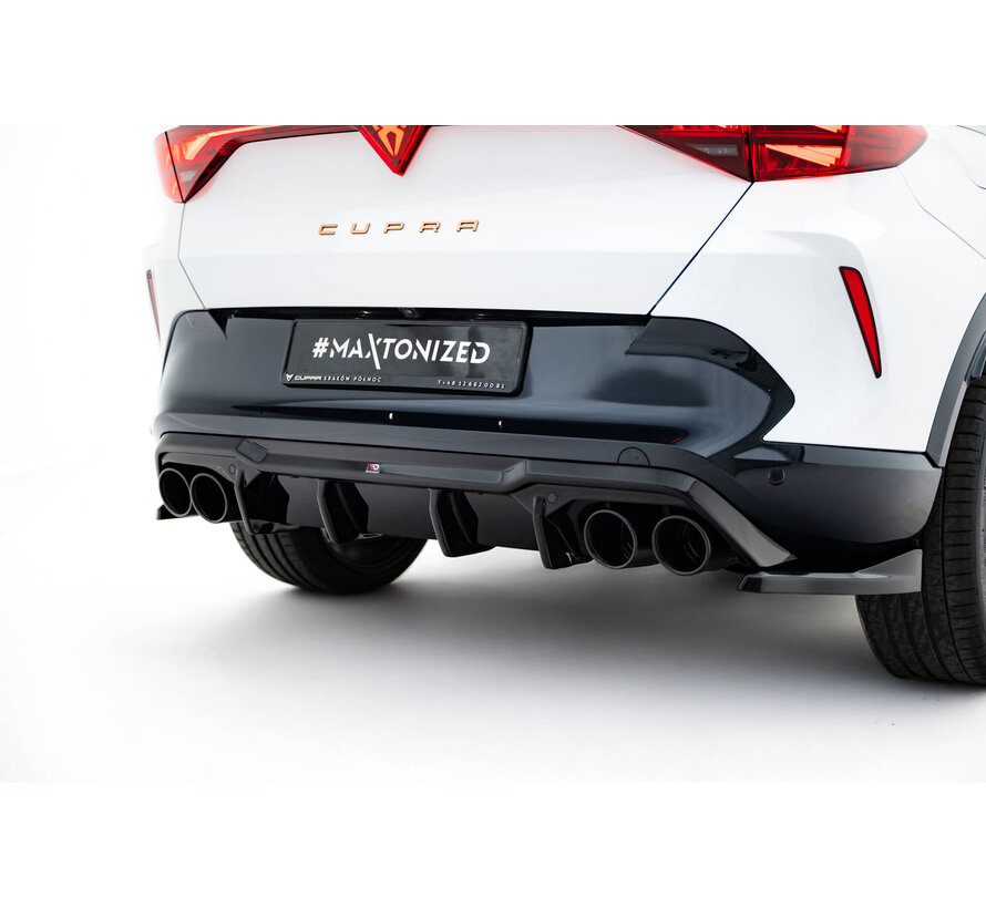 Maxton Design Rear Valance V.3 + Exhaust Ends Imitation Cupra Formentor Mk1 Facelift