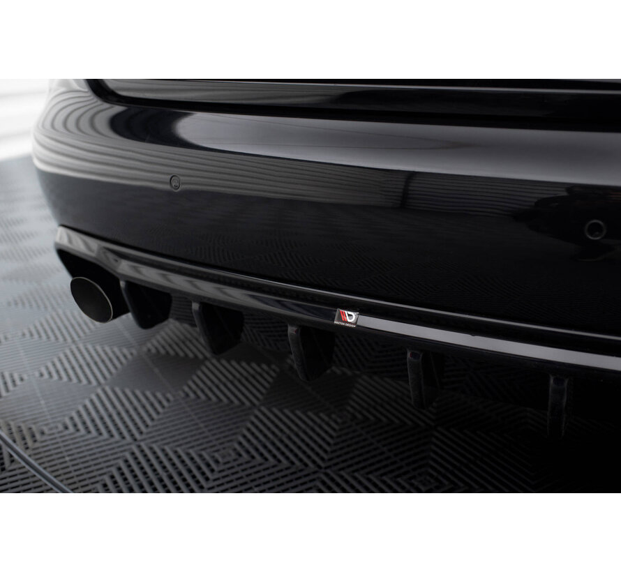 Maxton Design Rear Valance Audi A4 B8 (Version with single exhausts on two sides)