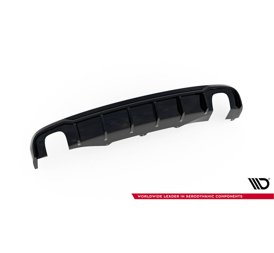 Maxton Design Rear Valance Audi A4 B8 (Version with single exhausts on two sides)