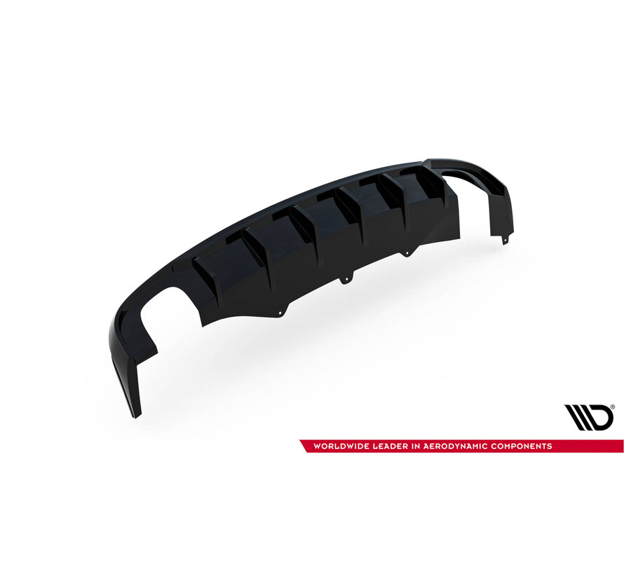 Maxton Design Rear Valance Audi A4 B8 (Version with single exhausts on two sides)