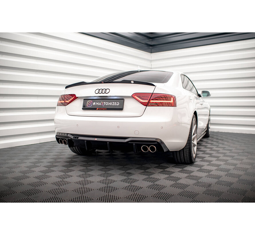 Maxton Design Rear Valance Audi A5 Coupe 8T Facelift (Version with dual exhausts on both sides)