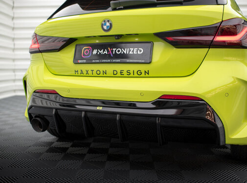 Maxton Design Maxton Design Rear Valance V.3 passend voor BMW 1 M-Pack / 128ti F40 (Version with single exhaust tips on one side)