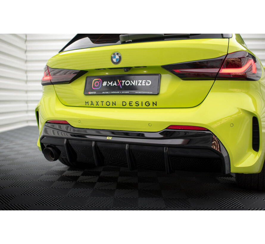 Maxton Design Rear Valance V.3 BMW 1 M-Pack / 128ti F40 (Version with single exhaust tips on one side)