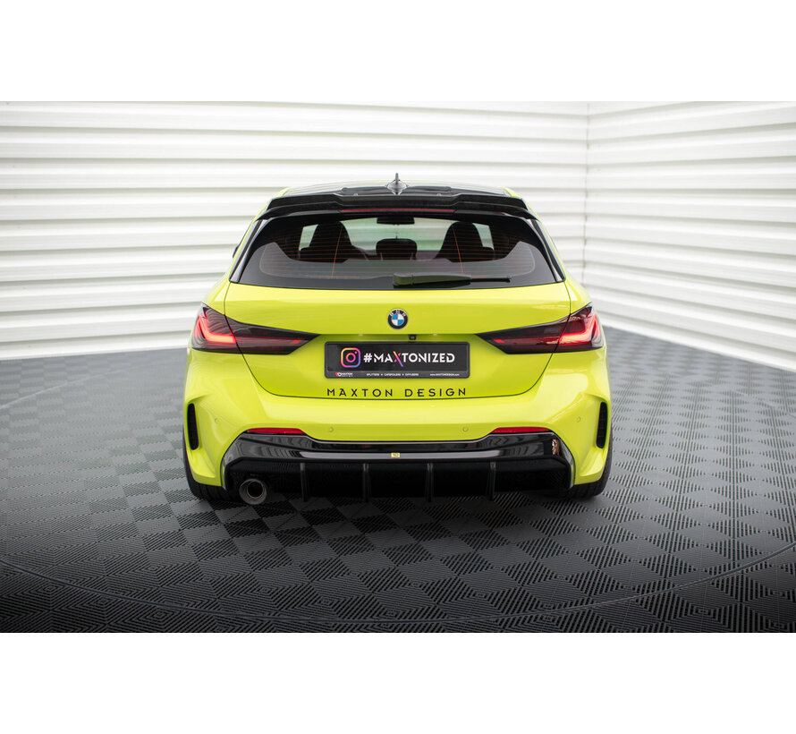 Maxton Design Rear Valance V.3 passend voor BMW 1 M-Pack / 128ti F40 (Version with single exhaust tips on one side)