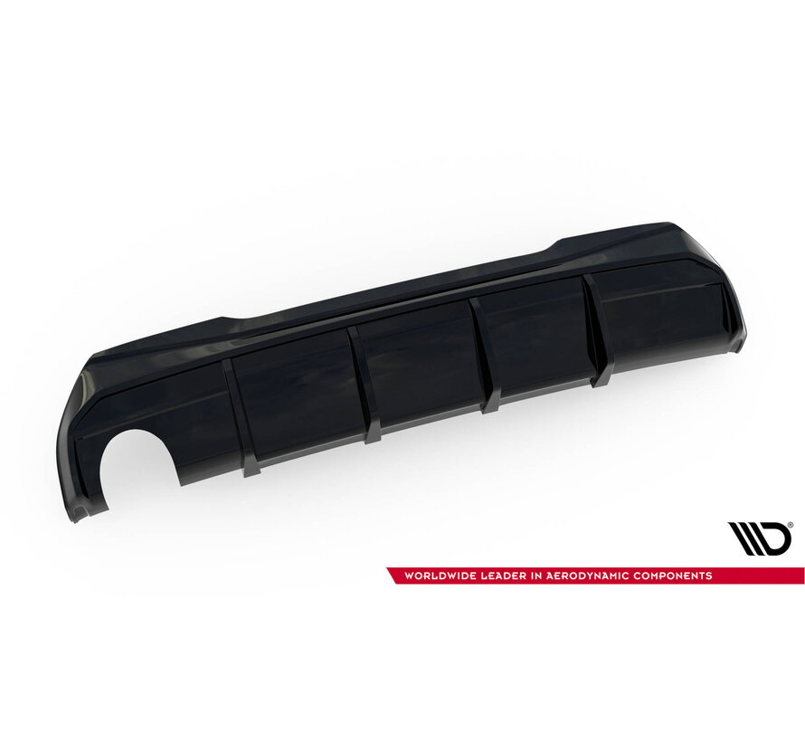 Maxton Design Rear Valance V.3 passend voor BMW 1 M-Pack / 128ti F40 (Version with single exhaust tips on one side)
