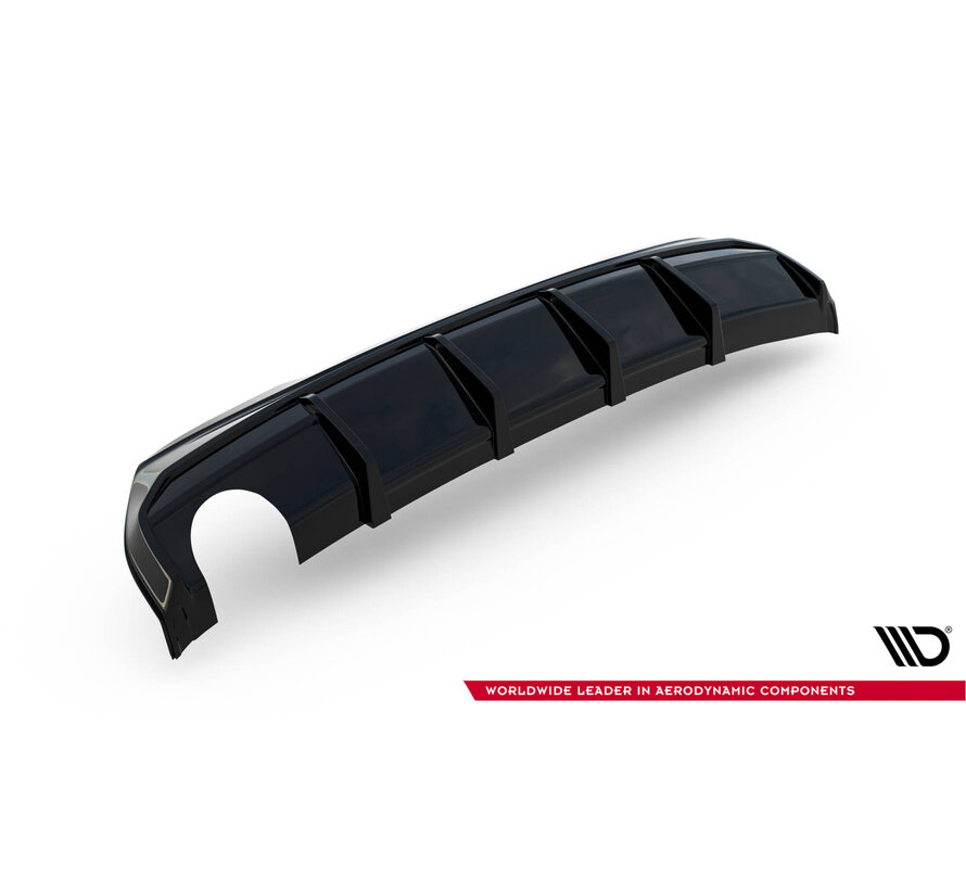 Maxton Design Rear Valance V.3 BMW 1 M-Pack / 128ti F40 (Version with single exhaust tips on one side)