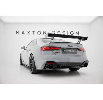 Maxton Design Maxton Design Carbon Spoiler With External Brackets Uprights V.1 Audi A5 / A5 S-Line / S5 / RS5 Coupe F5 / F5 Facelift