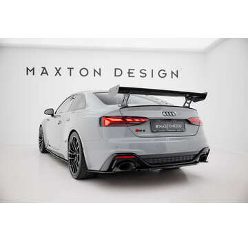 Maxton Design Maxton Design Carbon Spoiler With External Brackets Uprights V.2 Audi A5 / A5 S-Line / S5 / RS5 Coupe F5 / F5 Facelift
