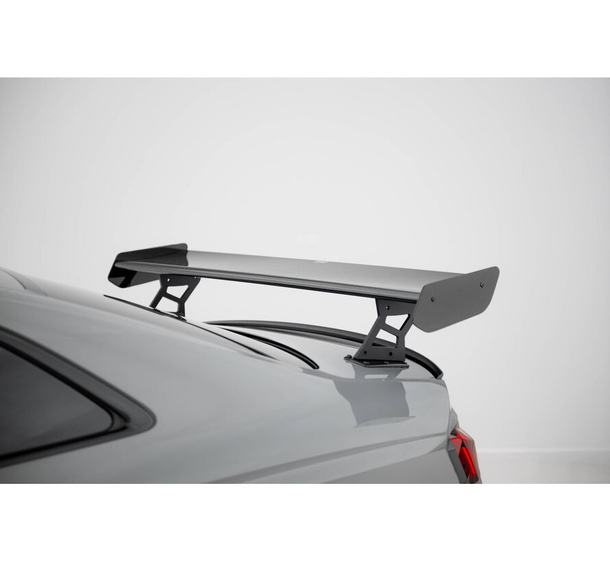 Maxton Design Carbon Spoiler With External Brackets Uprights V.2 Audi A5 / A5 S-Line / S5 / RS5 Coupe F5 / F5 Facelift